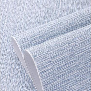 Imagem de Papel de parede de vinil Sedfzo 3D Texture Touch + Vision Blue 45cm