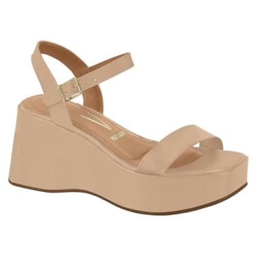Imagem de Sandalia Plataforma Feminina Vizzano (Bege, BR, Adulto, Numérico, 34)