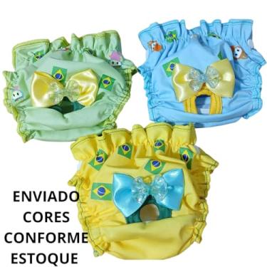 Imagem de CALCINHA HIGIENICA CACHORRA BRASIL CAES E GATOS CIO MESTRUAÇAO FLAUDAS (M)