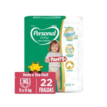 Imagem de Personal Fralda Baby Total Protect Pants Extra G, 22 Unidades
