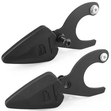 Imagem de YHMOTO Sissy Bar Kit de clipes de trava de montagem para bagagens serve para Indian Chieftain Roadmaster Springfield Challenger Chief Vintage Pursuit Dark Horse 2014-2025 (clipe de trinco preto)