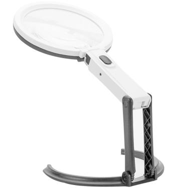 Imagem de Lupa de Mesa | Ampliação 2x e 5x | 10 LEDs