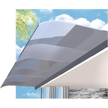 Imagem de Toldo, Toldo Externo à Prova De Som E Chuva, Toldo De Entrada, Toldo Resistente A Raios Uv, Cobertura Espessa Sem Suporte, Instalação Em Fachada, Vários Tamanhos, 40 * 260cm/15.7 * 102.3in