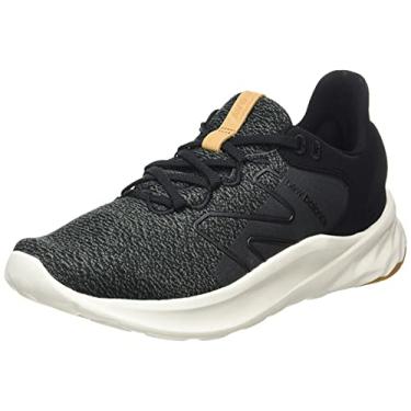 Imagem de New Balance Tênis de corrida masculino Fresh Foam Roav V2, Preto/sal marinho, 8.5