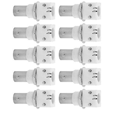 Imagem de Placa de Conector Bnc de Montagem Pcb Branca de 90 Graus 2p Bncq9 Adaptador Linha de Sinal de Comunicação Sistemas Cctv Com 10 Peças