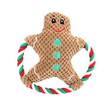 Imagem de ShengQuanHao Brinquedo Interativo de Natal para Cães, com Som, Ideal para Enriquecimento Ambiental, Perfeito para Casa E Viagens. Ótimo para Animais de Estimação.