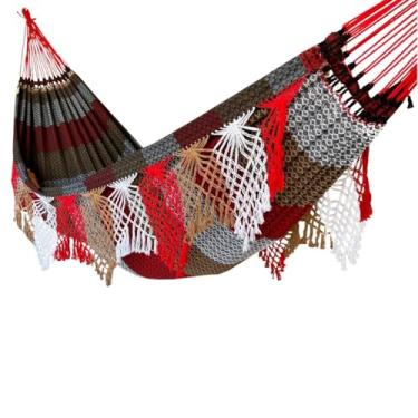 Imagem de Rede De Descanso Dormir Casal Luxuosa Premium Gigante (MULTICOLORIDA PREMIUM)