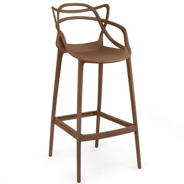 Imagem de Banqueta Alta Allegra Design Cozinha/bancada - Marrom