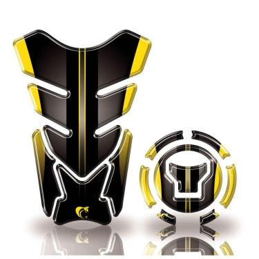 Imagem de Adesivo Protetor Tanque E Bocal Honda Acima 2018 Amarelo