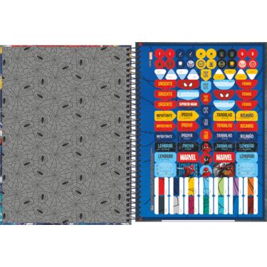 Imagem de CADERNO CAPA DURA UNIVERSITÁRIO SPIDER MAN 10M 160F TILIBRA