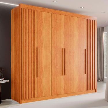 Imagem de Guarda-roupa Casal 6 Portas 6 Gavetas Granada Mdf Sallêto Cinamomo