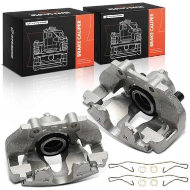 Imagem de A-Premium Conjunto de pinças de freio a disco com suporte compatível com veículos Saab & Saturn - 9-3 1999-2003, 9-5 1999-2001, 900 1997-1998, L100 2001-2002, L200, LW200, LW300, LS, LSS, 1, LS2, LW1