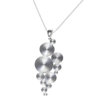 Imagem de Colar De Círculos Prata - Tulerry Semijoias E Acessórios