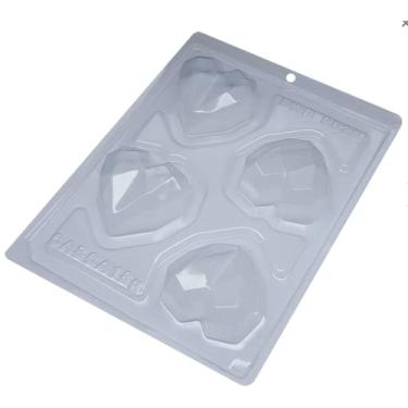 Imagem de Forma para Chococalate BWB Cód. 9836 - Trufa Coração Lapidado