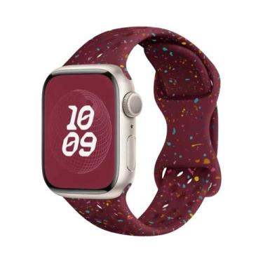 Imagem de Pulseira De Silicone Respirável Para Apple Watch 44mm 45mm 40mm 41mm 3