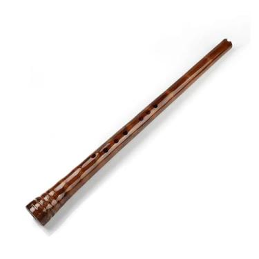 Imagem de Flauta de bambu profissional GKey F chave 8 furos instrumentos musicais de sopro chinês flauta vertical brilhante feito à mão (tecla G-b)