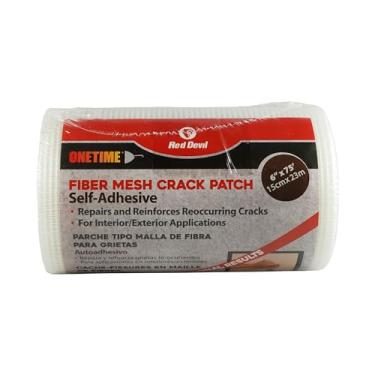 Imagem de Tecido de reparo de parede Red Devil 1226 Onetime Fiber Mesh Crack Patch, pacote com 1 pacote, branco