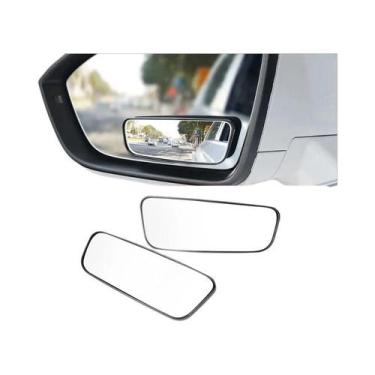 Imagem de Espelho De Ponto Cego Ajustável 360 Graus 2 Peças Convexo De Amplo Âng