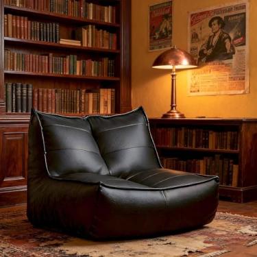 Imagem de Yadlan Sofá preguiçoso, poltrona reclinável de piso único, assento pequeno, espreguiçadeira, sofá para varanda do quarto, macio, confortável, respirável, pufe, ninho, cadeira para adultos e