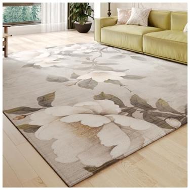 Imagem de SPXMQSS Tapete lavável, tapetes grandes de pilha baixa para sala de estar, antiderrapante, resistente ao desgaste, para sala de estar, quarto, sala de jantar, escritório, 200 x 300 cm