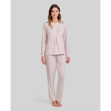 Imagem de Pijama Floral - Lohe, Camelo, G