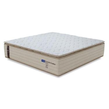 Imagem de Colchão King Probel Molas Ensacadas Pillow Top 193x203x30cm Guarda Cos