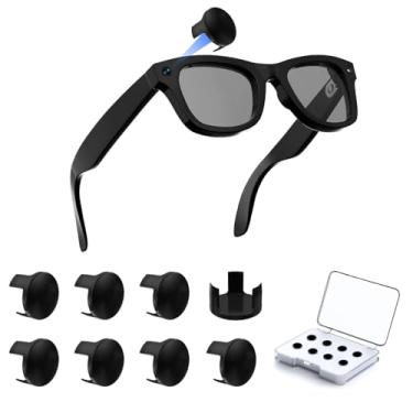 Imagem de Adesivos de bloqueio de luz LED compatíveis com Ray-Ban Meta Wayfarer/Skyler/Headliner/Display e Oakley Meta HSTN Acessórios para óculos inteligentes | Capas de LED blackout adesivos de privacidade