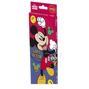 Imagem de Lapis cor mickey bt c12 molin 22640, 3
