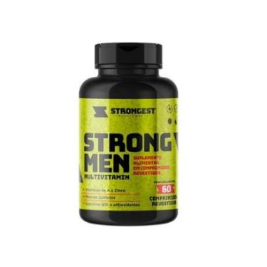 Imagem de Strongmen Multivitamínico 60 comprimidos sem sabor Strongest-Unissex