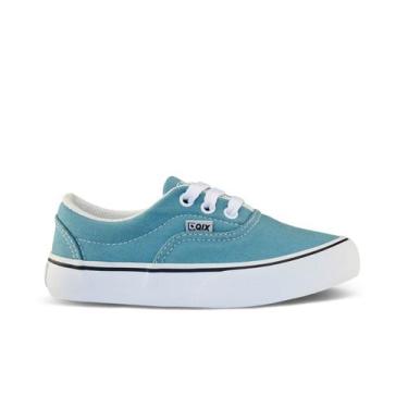 Imagem de Tênis QIX Skate Sunset Vulcan 07 Casual, Azul, Branco, 41