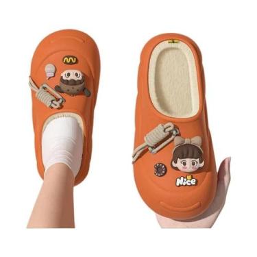 Imagem de Chinelos De Algodão Quentes E Fofos Para Meninas, Calçados Femininos C