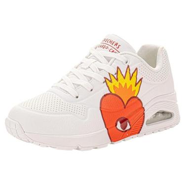 Imagem de Tênis Feminino Ricardo Cavolo: Uno Flaming Heart Skechers 177956-Feminino