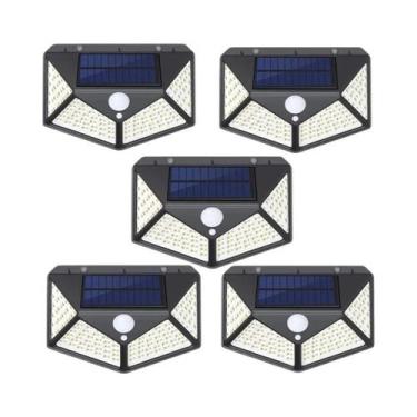 Imagem de Luzes Solares Externas 100 LED Com Sensor De Movimento, Lâmpada De Par