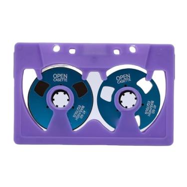 Imagem de ASHATA Fita Cassete de áudio Em Branco Bobina a Bobina para Gravação de Música, Fita Cassete Em Branco de 50 Minutos Com Caixa Transparente, para Músicos ou Bandas