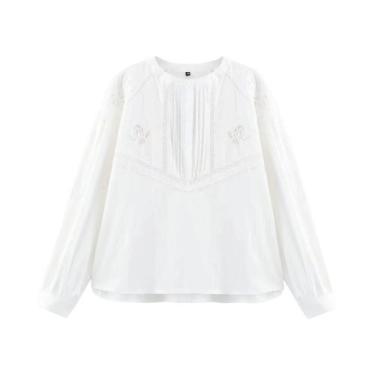 Imagem de Conjunto Elegante De Shorts Brancos Com Renda Bordada Para Mulheres, C