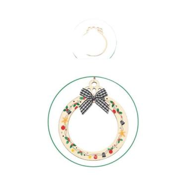 Imagem de Enfeites De Natal Em Madeira Para Fotos, 20-24 Peças, Decoração DIY De