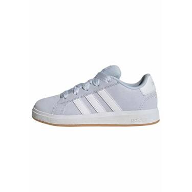 Imagem de adidas Tênis infantil unissex Grand Court 00s, Céu cristalino/branco/chiclete, 13 Little Kid