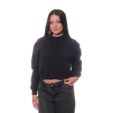Imagem de Moletom Cropped Bali Hai Careca Basic, Preto, g