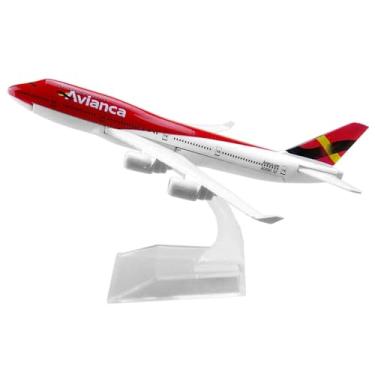 Imagem de Miniatura Metal Diecast Avião Comercial Boeing 747 Avianca - Escala 1/400