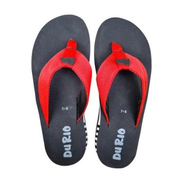 Imagem de Chinelo Durio Air Ad Esporão Ortopédico Amortecedor, 41/42, Vermelho