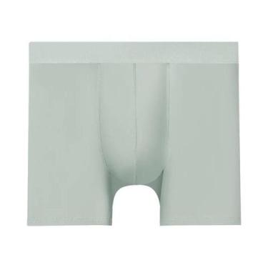 Imagem de Boxers Esportivos Masculinos De Tamanho Grande Em Seda Gelada, Respirá