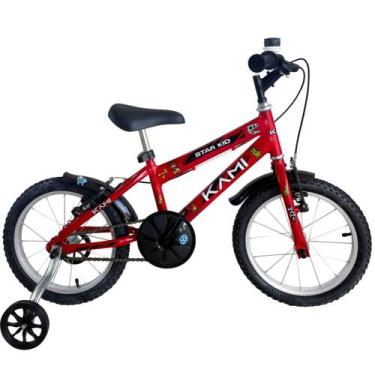 Imagem de Bicicleta Infantil Aro 16 Masculina Kami Star Kid Dino - Kami Bikes