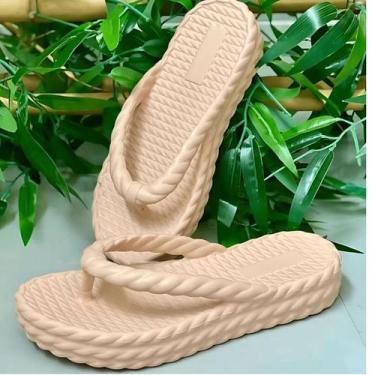 Imagem de Sandália/Chinelo Trançado Nuvem Macia  Slide Antiderrapante Feminino D