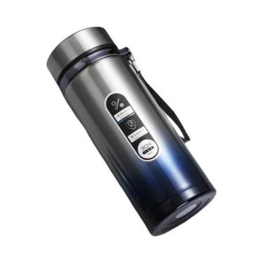 Imagem de Garrafa Térmica De Aço Inoxidável Com Display De Temperatura LED, Garr