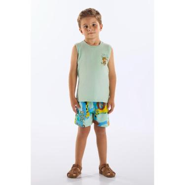 Imagem de Conjunto Regata e Short Infantil Up Baby-Masculino
