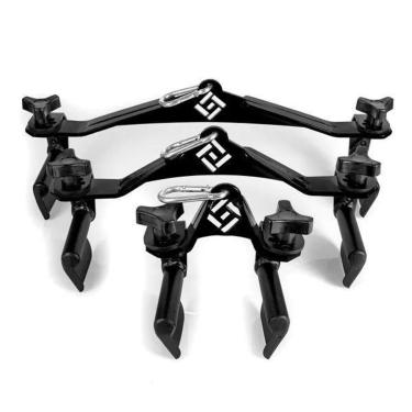 Imagem de Kit 3 Puxadores Anatômicos Line Fitness P / M / G-Unissex