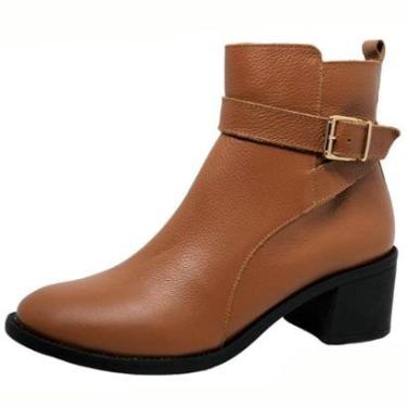 Imagem de Bota Cano Baixo Feminina Lia Line 2309.71644-Feminino