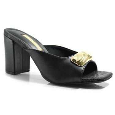 Imagem de Tamanco de Salto Bloco Feminino Via Marte 139-033-01-Feminino