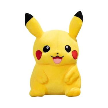Imagem de Grande Pelúcia Pokémon Pikachu, Boneco De Pelúcia Fofo, Almofada De An