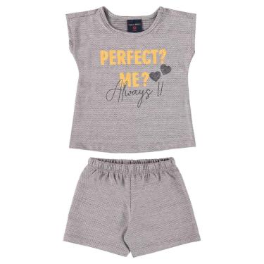 Imagem de Conjunto com Blusa e Short para Bebê Menina Guloseima-Feminino